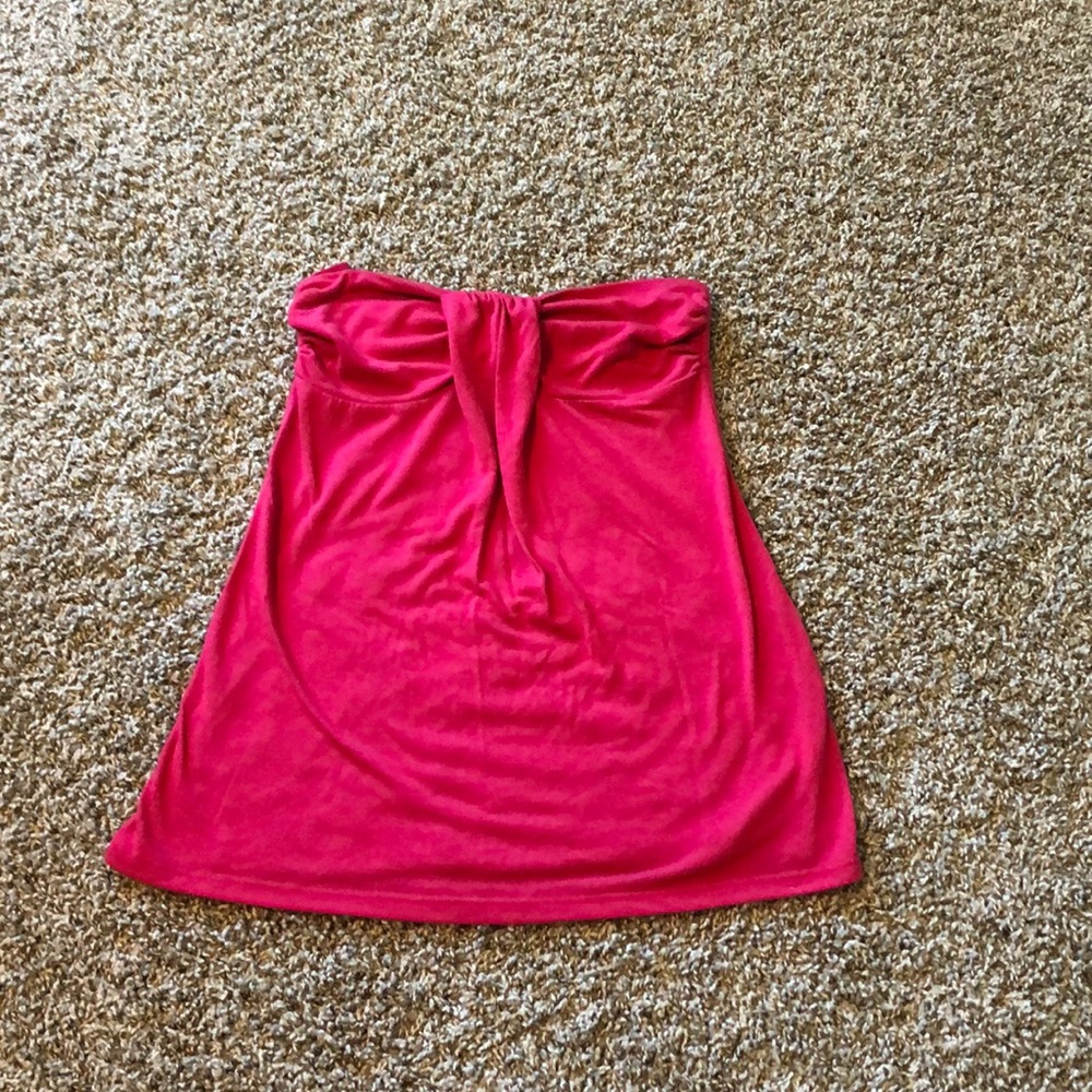 Pink tube top